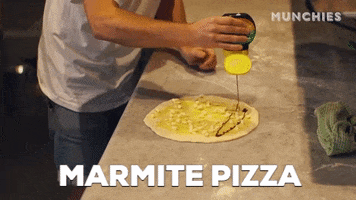 marmite pizza GIF by Munchies