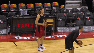 Stretching Lets Go GIF by NBA