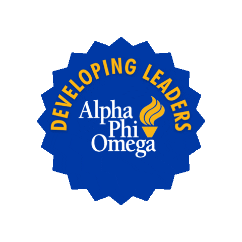 Alpha Phi Omega Sticker