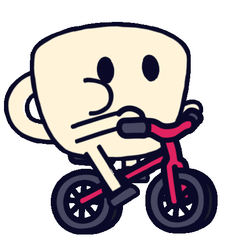 Coffee Bike Sticker by Joje Sanchez