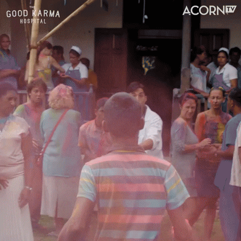 Celebrate Good Karma Hospital GIF by Acorn TV