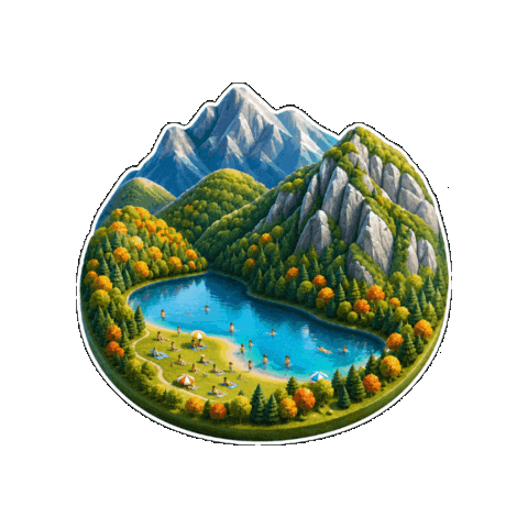 Bergsee Sticker by Bad Reichenhall