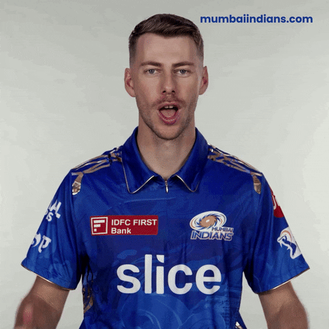 Shock Cricket GIF by Mumbai Indians