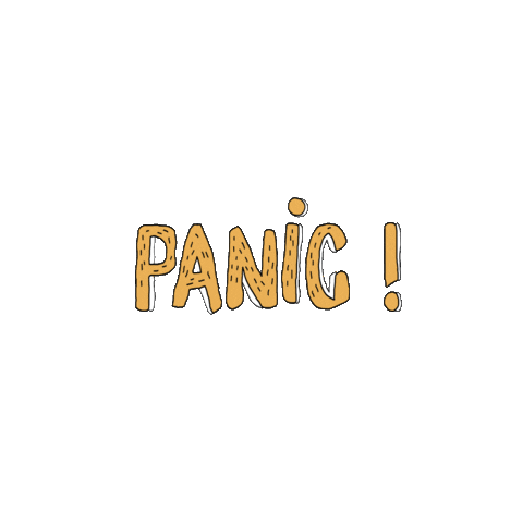 Animation Panic Sticker