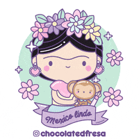 Frida Kahlo Love GIF by chocolatedfresa