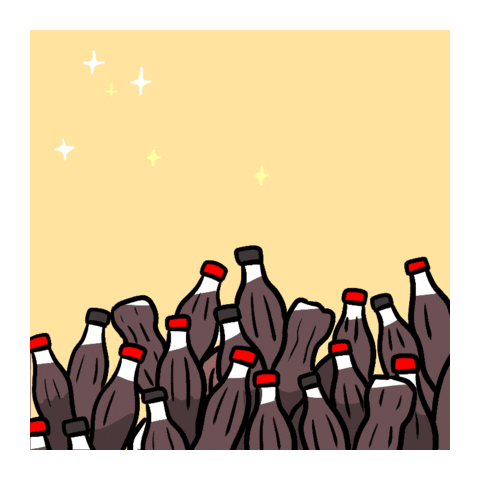 코카콜라 콜라 Sticker