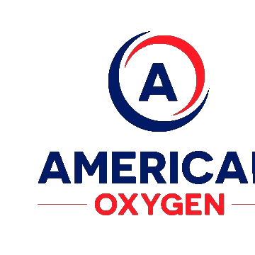American Oxygen Sticker