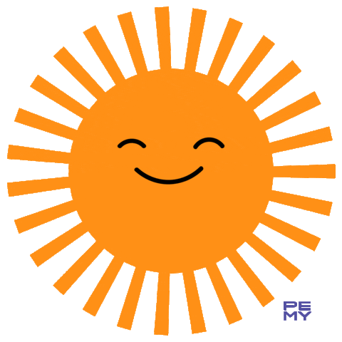Sun Sticker by Pemy Store