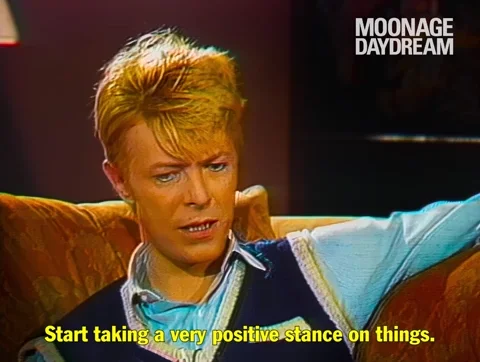 David Bowie Neon GIF