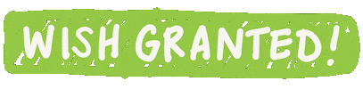 Osw Wish Granted Sticker by onesimplewish