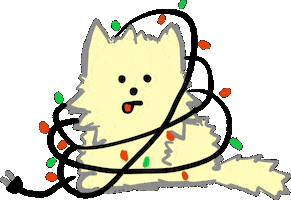 Christmas Blinking Sticker by Munjo Munjo