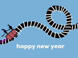 New Year Snake GIF by Barbara Pozzi