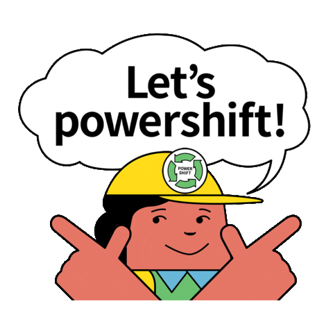 Power-Shift Campaign Sticker