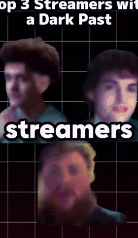 Blue Hair Streamers GIF