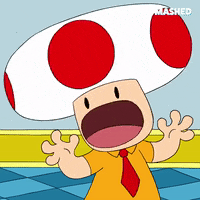 Super Mario Wow GIF by Mashed