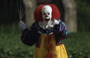 pennywise the clown halloween movie GIF