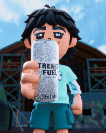 Bouncing Energy Drink GIF