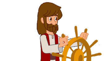 Kids Jesus Sticker by 3 Palavrinhas