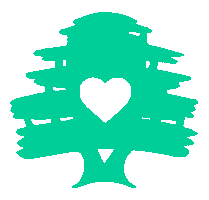 Heart Lebanon Sticker by Boshies