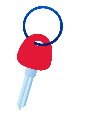 New Car Keys Sticker by Bank of America for iOS & Android | GIPHY