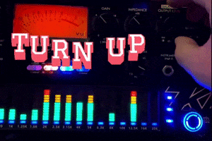 Turn Up Studio GIF by Mike Hitt
