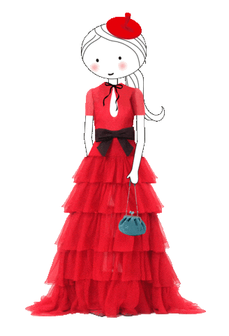 Vintage Cutie Sticker by AnnelindeTempelman