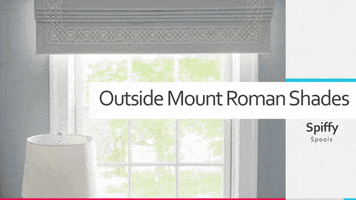 Outside Mount Roman Shades GIF