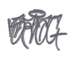 Graffiti Chrome Sticker