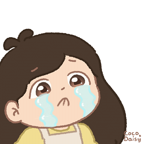 Sad Without You Sticker by Cosytales