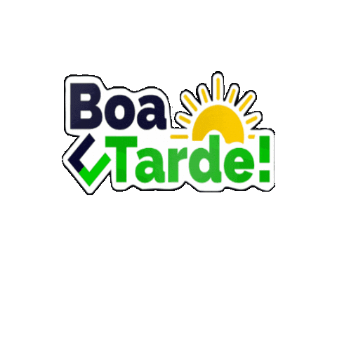 Sol Boa Tarde Sticker by CrediPronto