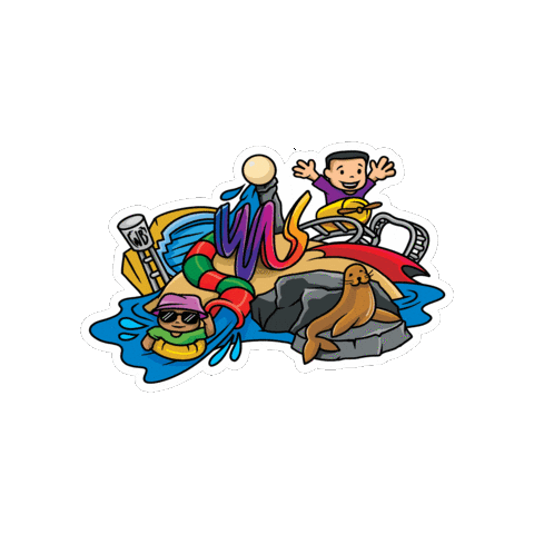 Abu Dhabi Fun Sticker by Yas Island Abu Dhabi