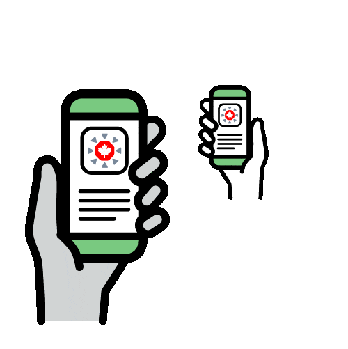 Canadiens en santé Sticker