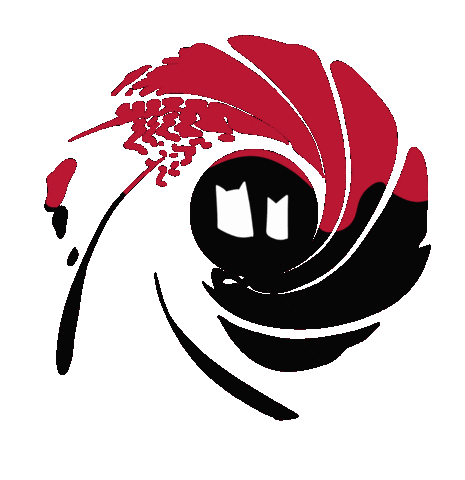 James Bond Cats Sticker