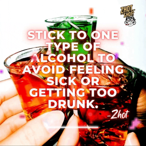Drink Responsibly Less Is More GIF by Zhot Shop