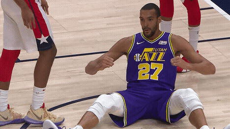 Rudy Gobert Flex GIF by Utah Jazz - Find & Share on GIPHY
