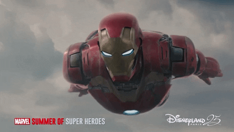 Flying Iron Man Gif By Disneyland Paris Find Share On Giphy
