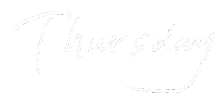 Thursday Sticker