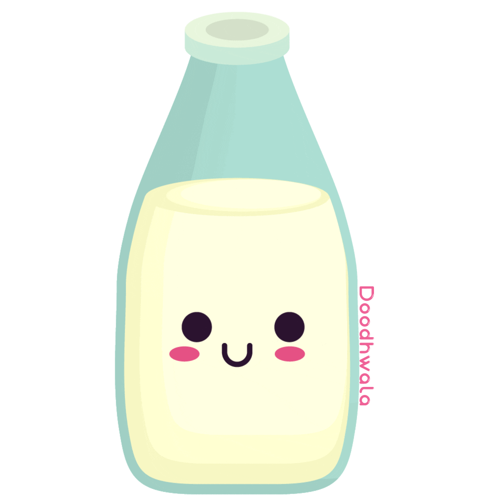 Baby Milk Sticker by Doodhwala