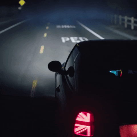 driving night time GIF by MINI USA