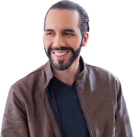 Nayib Bukele Sticker by Nuevas Ideas