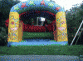 bounce house fail GIF