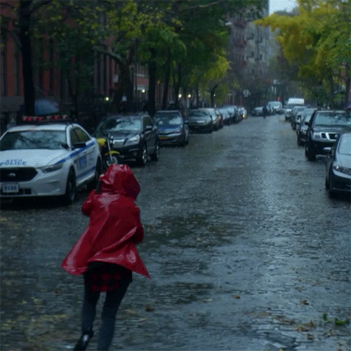 city rain gif