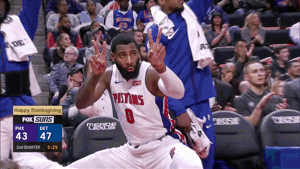happy andre drummond GIF by NBA