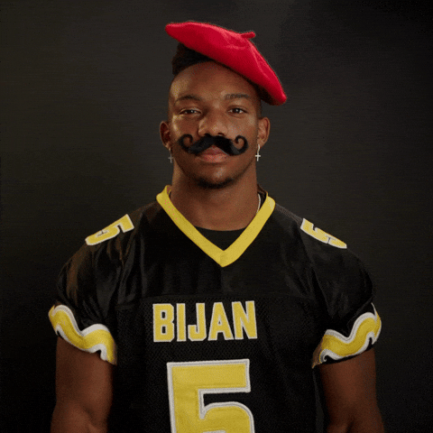 Hot Dog Football GIF by Bijan Mustardson