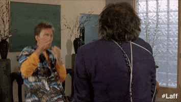 Weekend At Bernies Fight GIF by Laff