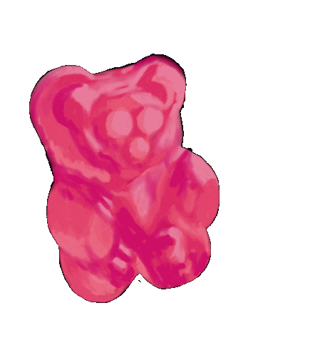 Jelly Gummy Bears Cartoon Sticker