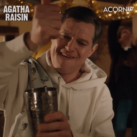 Drink Up X-Mas GIF by Acorn TV