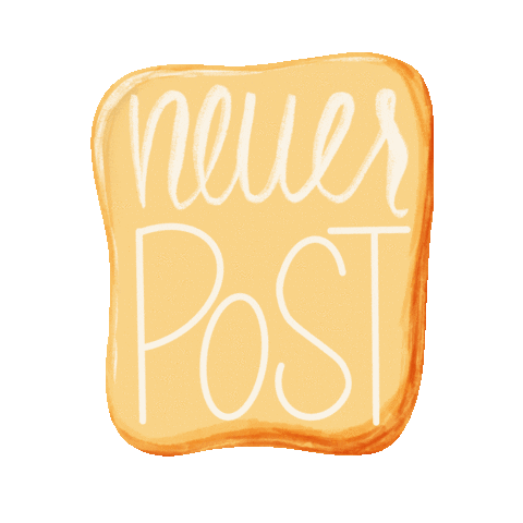 Illustration New Post Sticker