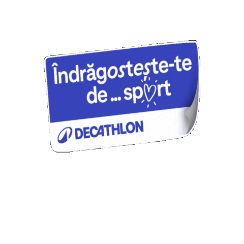 Sport Love Sticker by Decathlon Romania