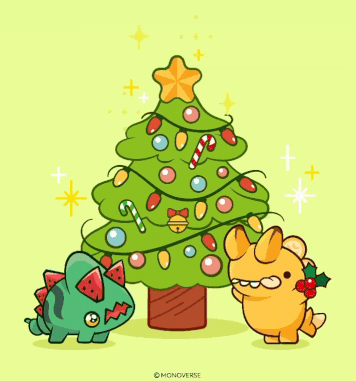 Christmas Tree Love GIF by Frutti Dino